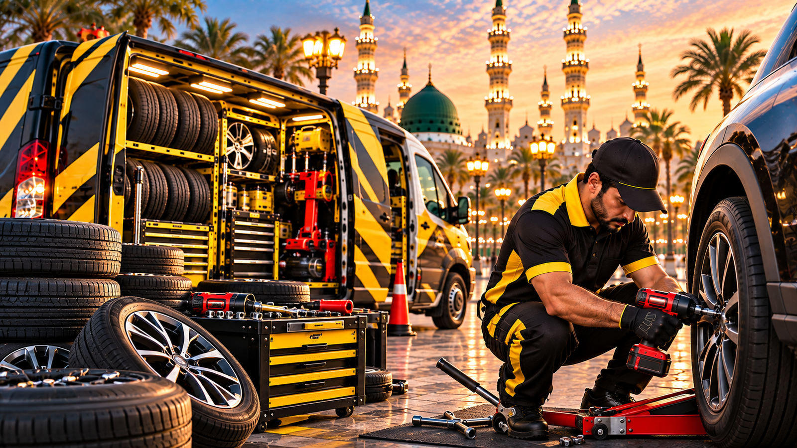 بنشر وإطارات